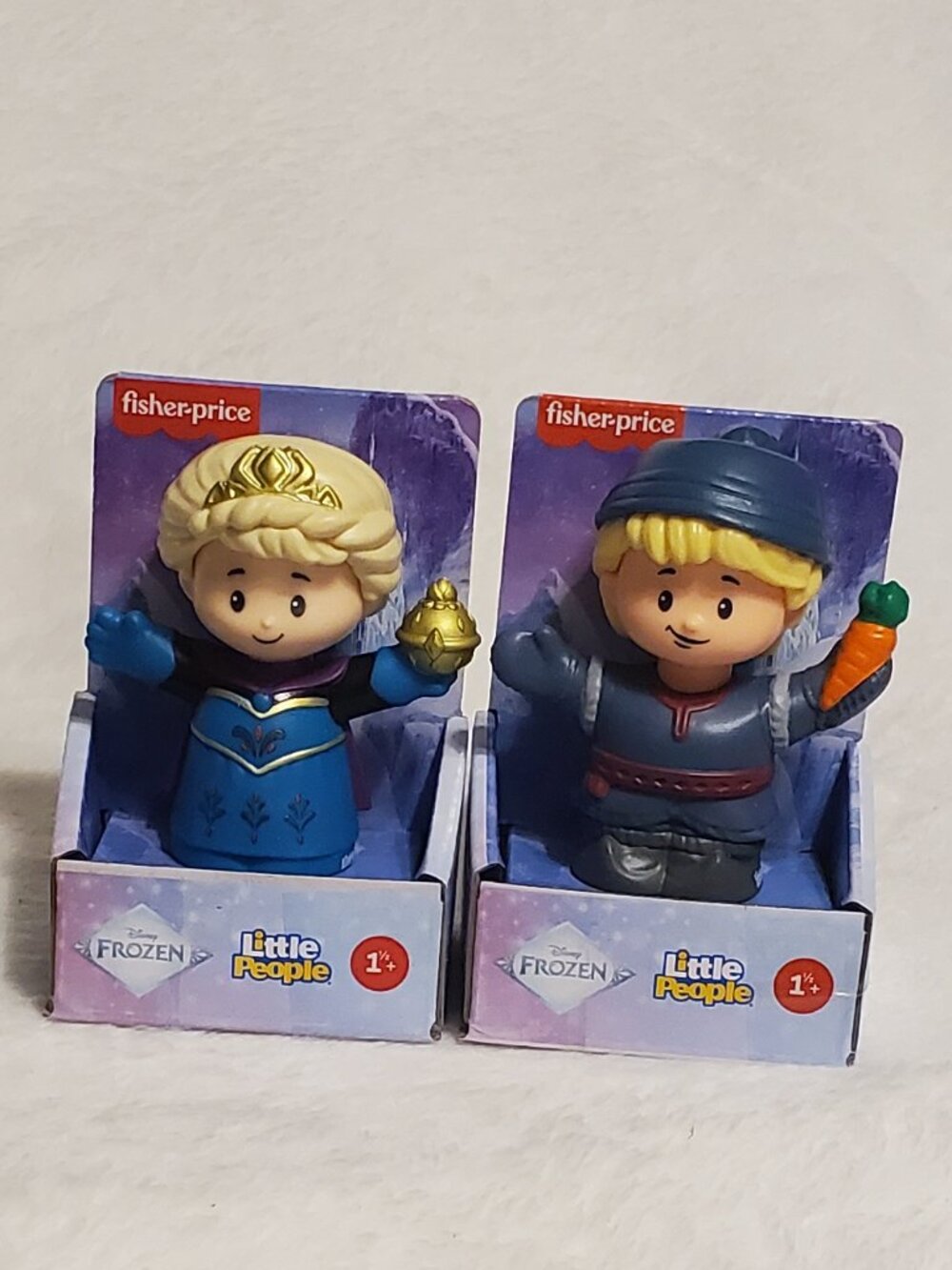Little People Princess Elsa & Kristoff Disney Frozen figures Set of 2 Brand New!